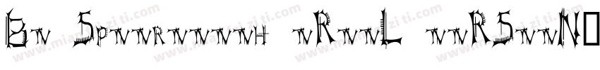BT Speartooth TRIAL VERSION字体转换